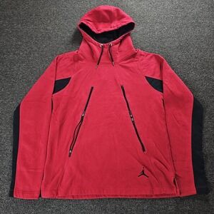 Vtg Jordan Hoodie Mens Medium Tech Tactical  Gorp-Core Jumpman Colorblock Y2k